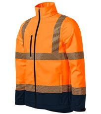 Unisex softshellowa kurtka odblaskowa HV Drop RIMECK odblaskowy pomarańczowy