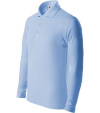 Dziecięca koszulka polo Pique Polo LS Malfini sky blue