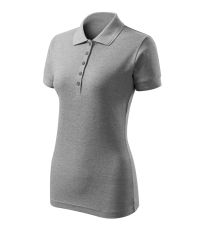 Damska koszulka polo Pique Polo Free Malfini dark gray highlights