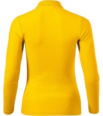Damska koszulka polo Pique Polo LS Malfini żółty