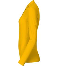 Damska koszulka polo Pique Polo LS Malfini żółty