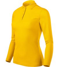 Damska koszulka polo Pique Polo LS Malfini żółty
