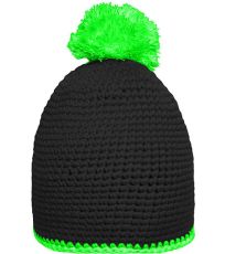 Dziergana czapka z pomponem MB7964 Myrtle beach