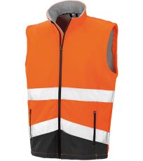 Unisex softshellowa kamizelka ostrzegawcza R451X Result