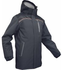 Męska ocieplana parka zimowa 03010469 Knoxfield antracytowy