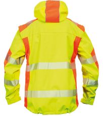 Męska kurtka softshell LATTON Cerva żółty/pomarańczowy