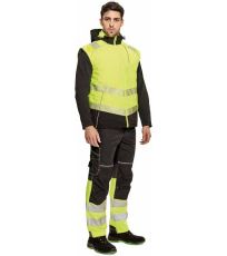 Męska ocieplana kurtka HI-VIS KNOXFIELD PROFI Knoxfield żółty