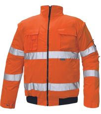 Męska kurtka zimowa HI-VIS CLOVELLY PILOT 2 v 1 Cerva