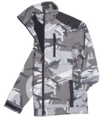 Męska kurtka softshell CRAMBE CRV szary kamuflaż