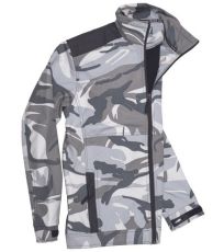 Męska kurtka softshell CRAMBE CRV szary kamuflaż