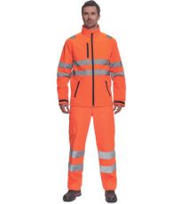 Męska softshellowa kurtka HI-VIS MURCIA Cerva pomarańczowy