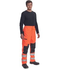 Męskie robocze spodnie Hi-VIS TICINO Cerva pomara?czowy