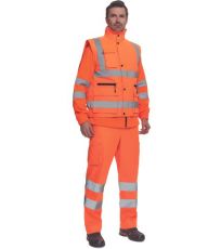 Męska kamizelka robocza HI-VIS ocieplana CORDOBA Cerva pomara?czowy