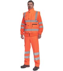 Męska kamizelka robocza HI-VIS ocieplana CORDOBA Cerva pomara?czowy