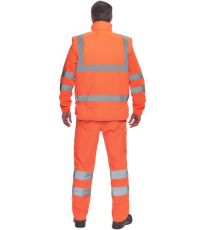 Męska kamizelka robocza HI-VIS ocieplana CORDOBA Cerva pomara?czowy