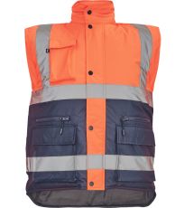 Męska ocieplana kamizelka HI-VIS HELLIN Cerva