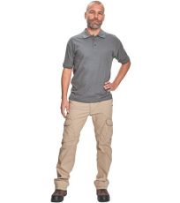 Koszulki polo unisex DHANU Cerva szary