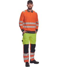 Męska bluza polo HI-VIS KNOXFIELD Knoxfield pomarańczowy