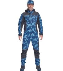 Męska kurtka robocza NEURUM CAMOUFLAGE Cerva navy