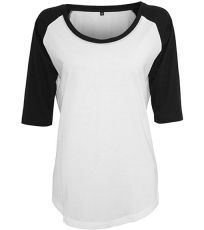 Damski t-shirt z rękawem 3/4 BY022 Build Your Brand