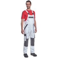 Męskie spodnie robocze z laclem MAX SUMMER Cerva bia?y/szary