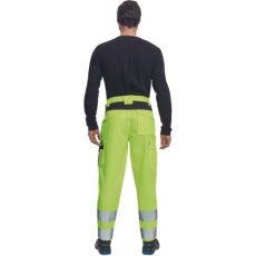 Męskie spodnie robocze HI-VIS MAX VIVO HV Cerva ???ty