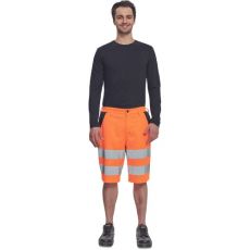 Męskie szorty robocze HI-VIS MAX VIVO Cerva pomara?czowy