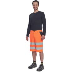 Męskie szorty robocze HI-VIS MAX VIVO Cerva pomara?czowy