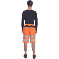 Męskie szorty robocze HI-VIS MAX VIVO Cerva pomara?czowy