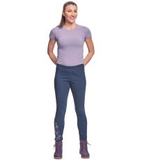 Legginsy damskie YOWIE NEW CRV navy/ jasnofioletowy