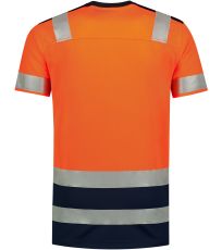 Koszulka odblaskowa unisex T-Shirt High Vis Bicolor Tricorp fluorescencyjny pomarańczowy