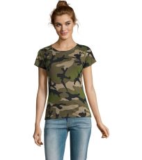 Damski t-shirt CAMO WOMEN SOĽS 