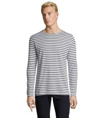 Męski t-shirt z długim rękawem MARINE MEN SOĽS 
