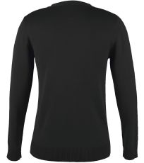 Damski sweter z guzikami GOLDEN WOMEN SOĽS Czarny