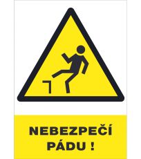 Tablica - Niebezpieczeństwo upadku 9903004699999 Cerva