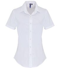 Damska bawełniana koszula z krótkim rękawem PR346 Premier Workwear