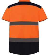 Oblaskowa dwukolorowa koszula polo HVJ220 YOKO 