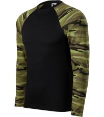 Koszulka unisex Camouflage LS Malfini camouflage green