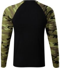 Koszulka unisex Camouflage LS Malfini camouflage green